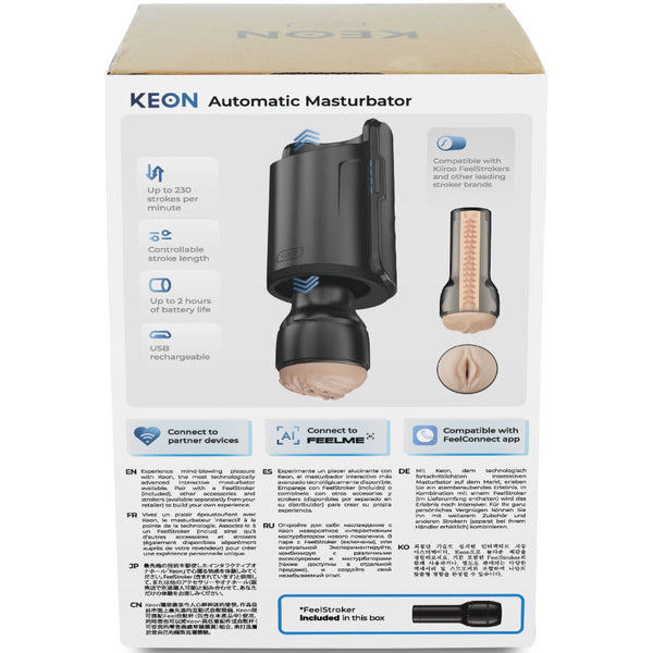 Kiiroo keon wifi combo masturbador automático con feel