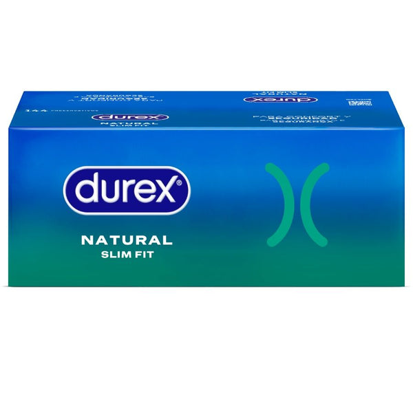 Durex natural slim fit basic 144 unidades