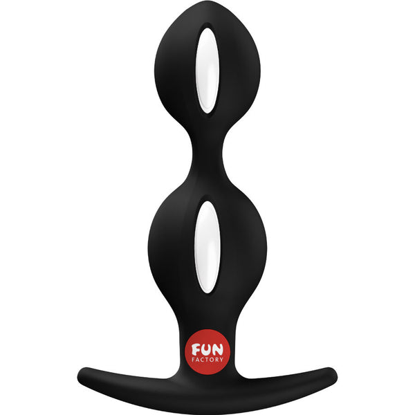 Fun b balls dúo plug anal negro