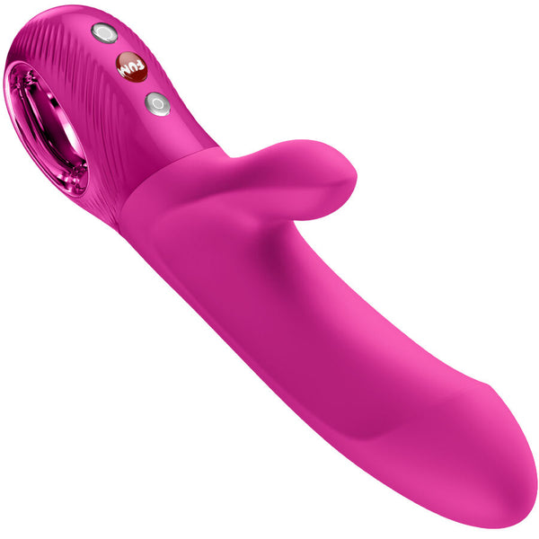 Bi stronic embrace conejo estimulador de empuje magenta