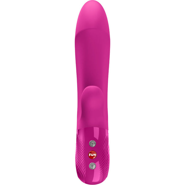 Bi stronic embrace conejo estimulador de empuje magenta