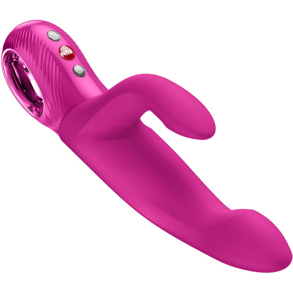 Bi stronic immerse conejo estimulador de empuje magenta
