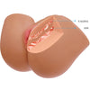 Ilana trasero femenino realista vibrador y succionador con sonido 6.8 kg