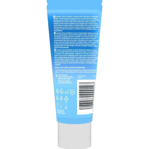 Control pure comfort lubricante hidratación intensa 80 ml