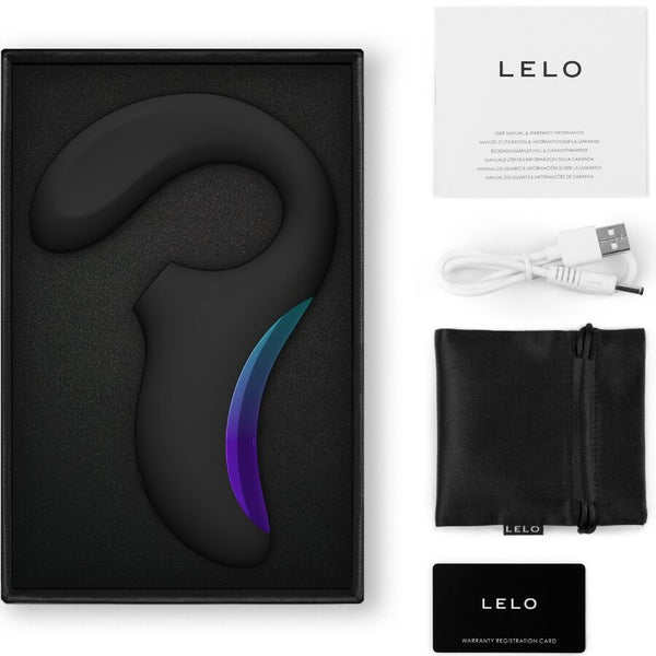 Lelo enigma wave masajeador triple vibración negro