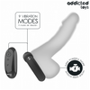 Vibrador efecto calor control remoto anillo pene