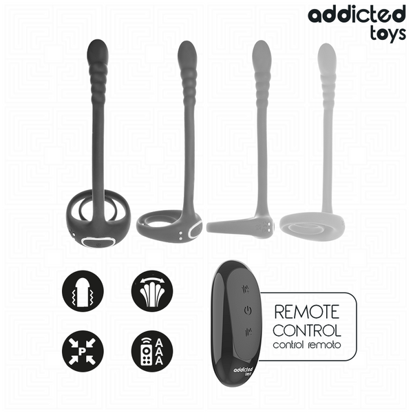 Vibrador punto·p control remoto anillo pene