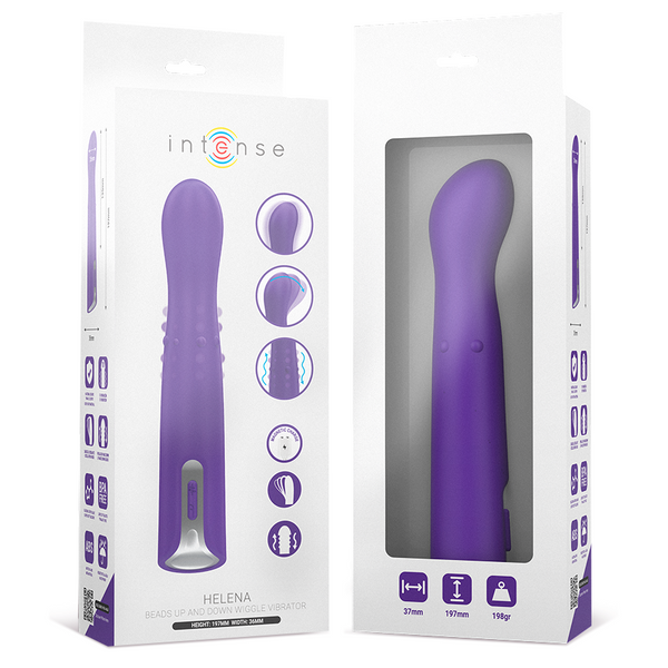 Helena vibrador movimiento arriba y abajo modo beads 13 5 cm