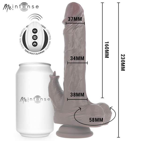 Mr. morgan realístico multifunción con vibración con movimiento arriba y abajo control remoto 23 cm o 3.5 cm