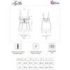 Livco agethe lc 90607 camisa con tanga con gorro navideño l xl