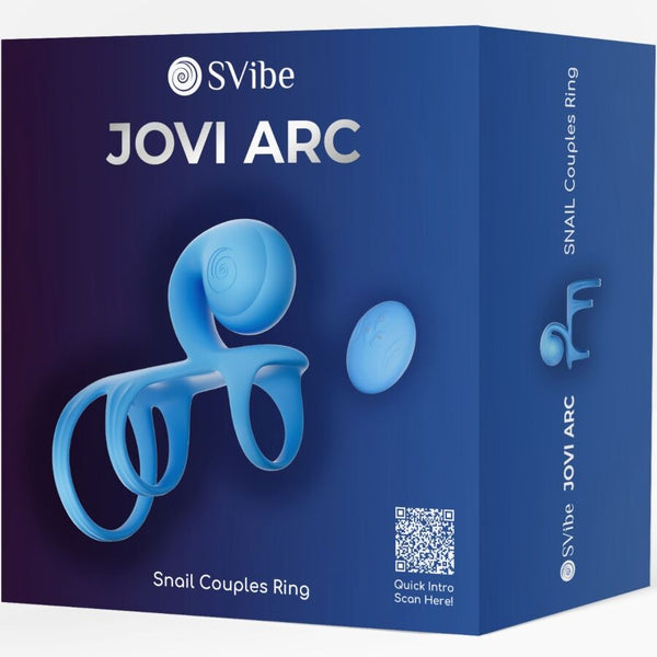 Snail jovi arc anillo de pareja control remoto azul