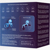 Snail jovi arc anillo de pareja control remoto azul