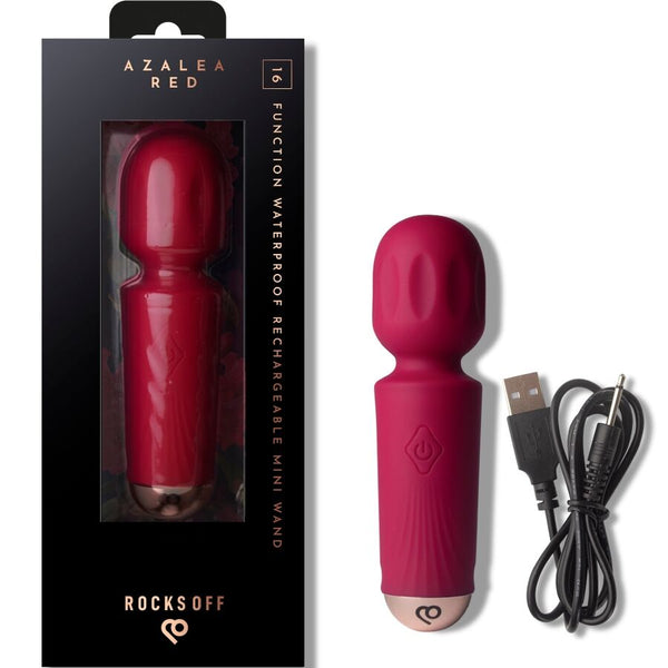 Mini varita recargable 16 funciones fucsia