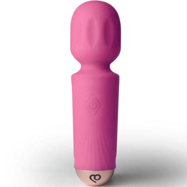 Mini varita recargable 16 funciones fucsia