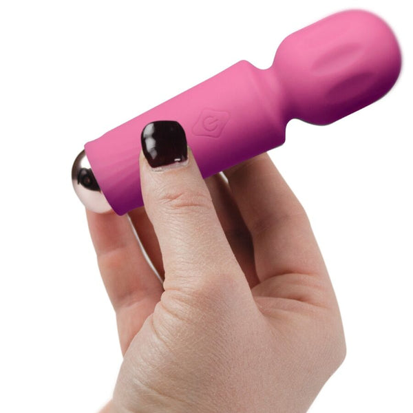 Mini varita recargable 16 funciones fucsia