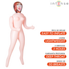 Intense scarlett muñeca hinchable con tres orificios