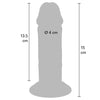 Get dildo deluxe dong grueso de doble densidad tpe 15 cm