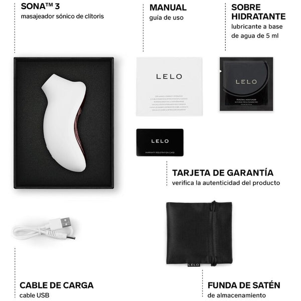 Lelo sona 3 masajeador sónico de clítoris morado