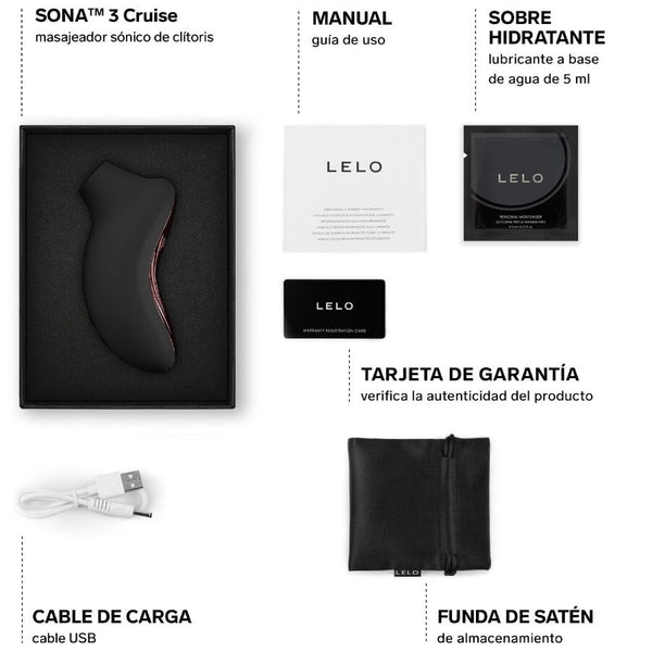 Lelo sona 3 cruise masajeador sónico de clítoris violeta
