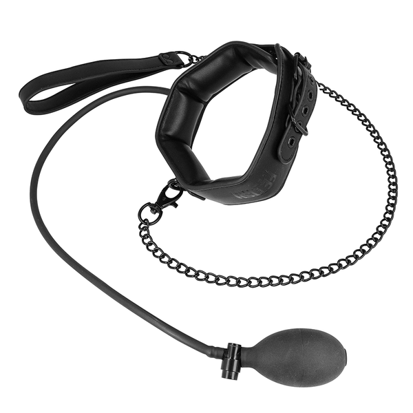Fetish collar bondage inflable con tirador