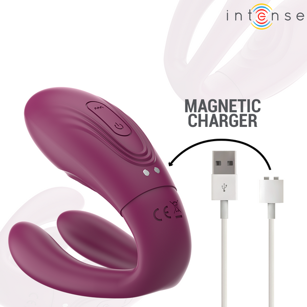 Sandra vibrador y estimulador de pinzas con golpeteo control remoto