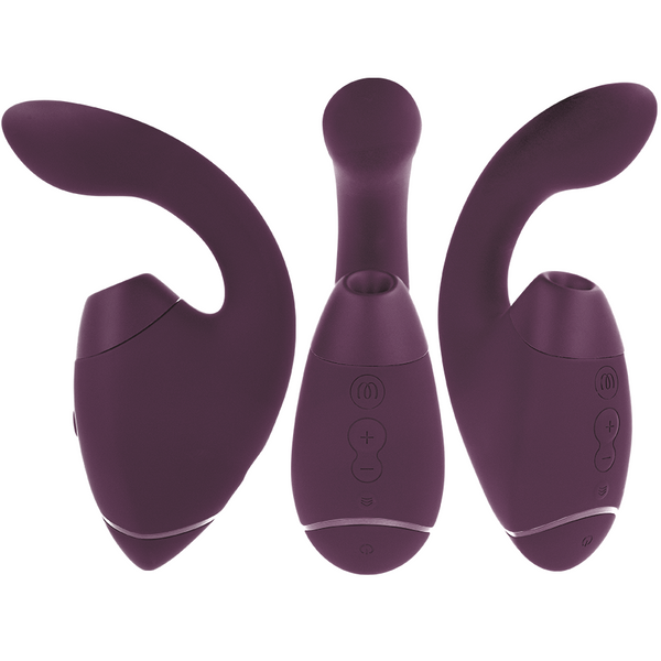 Vibrador dual clítoris y punto·g morado duo next estimulador
