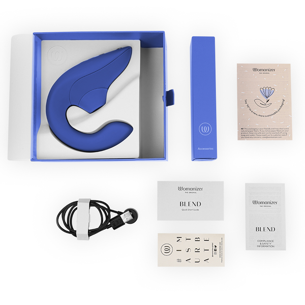 Vibrador rabbit azul blend estimulador