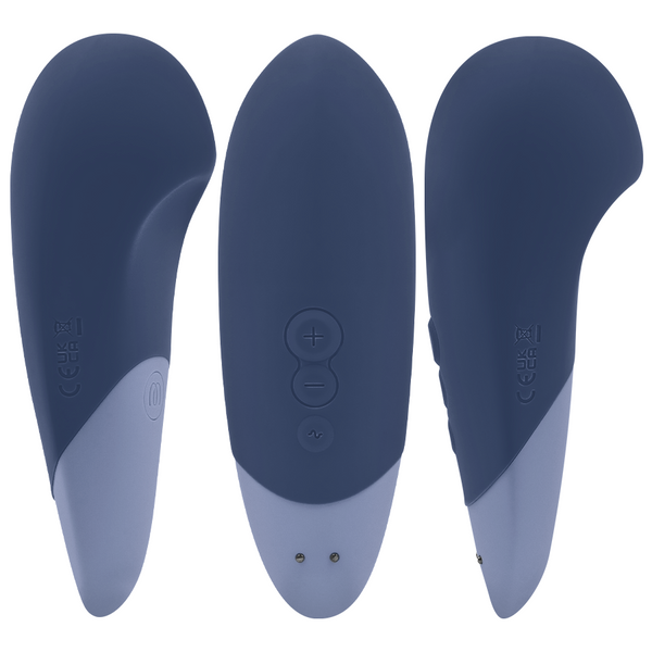 Vibe vibrador lay on silencioso azul oscuro
