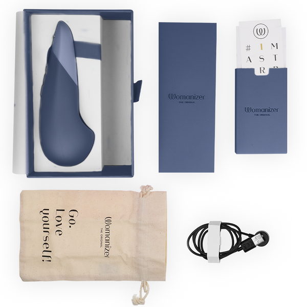 Vibe vibrador lay on silencioso azul oscuro