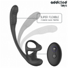 Plug anal vibración y waving 360º y estimulador testículos