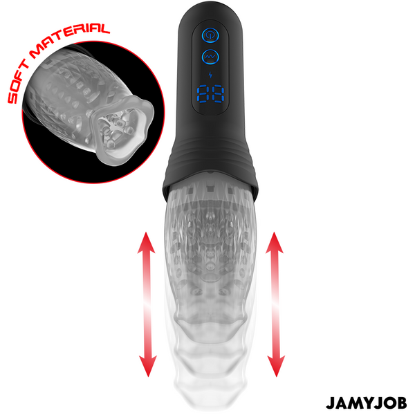 Masturbador Jamyjob Blow R con movimiento de empuje y rotación
