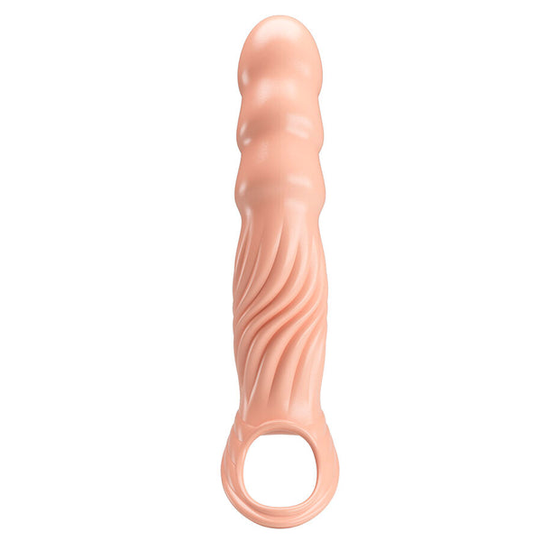 Pretty funda para pene texturizada con extensores