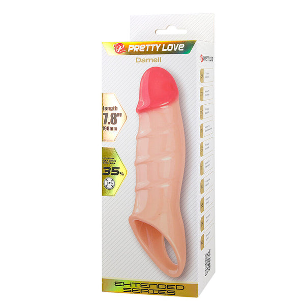 Pretty darnell funda para pene efecto realista