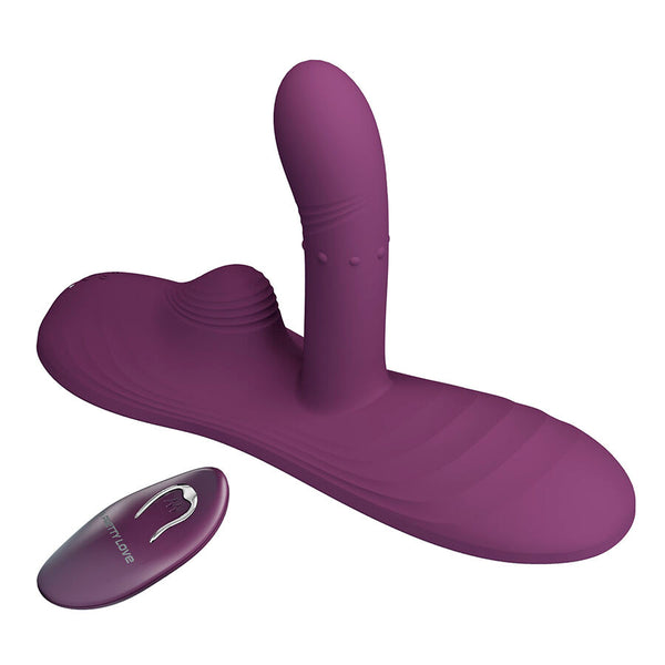 Luka sit down vibrador con efecto calor y control remoto