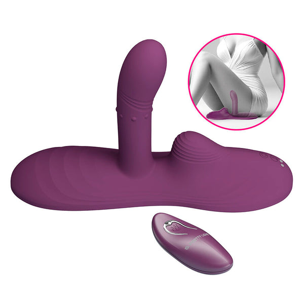 Luka sit down vibrador con efecto calor y control remoto