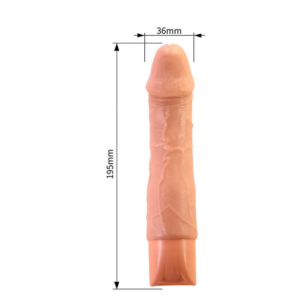 Jermaine vibrador realístico flexible