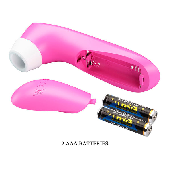 Succionador de clítoris con tecnología de pulsación rosa