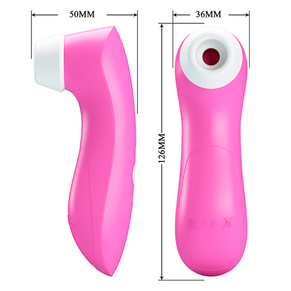 Succionador de clítoris con tecnología de pulsación rosa