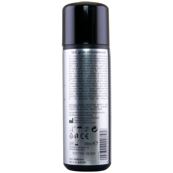 Hot silc glide lubricante base silicona 100 ml