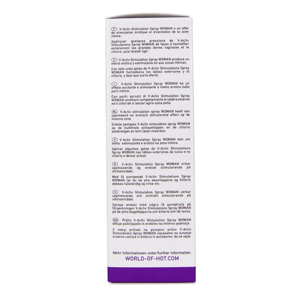 Hot v activ spray estimulante para mujer 50 ml