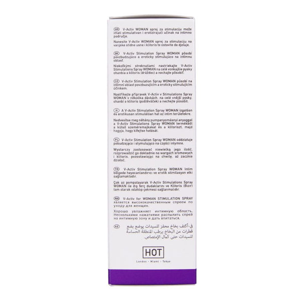 Hot v activ spray estimulante para mujer 50 ml