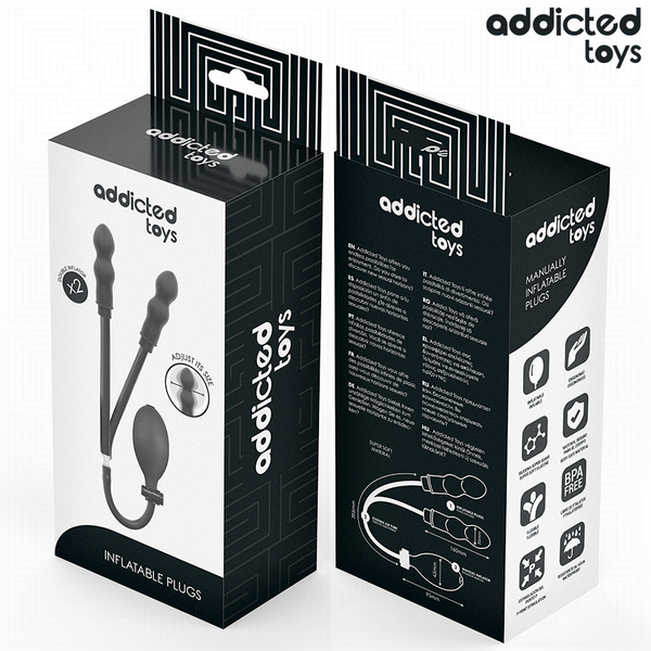 ADDICTED TOYS - PLUG ANAL DOBLE INFLABLE MODELO 1