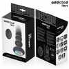 Plug anal vibrador con movimiento de empuje, luz LED y control remoto