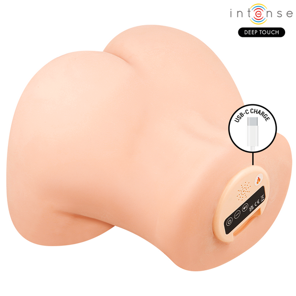 Intense ginger masturbador ano y vagina con efecto succión calor vibración y voz con control remoto 5.3 kg