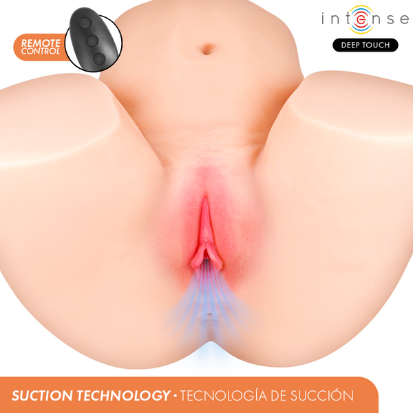 Intense julia masturbador ano y vagina con efecto succión calor vibración y voz con control remoto 9 kg