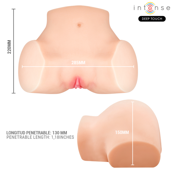 Intense nicole masturbador ano y vagina con efecto succión calor vibración y voz con control remoto 5.3 kg