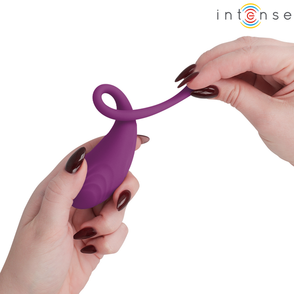Olivia huevo vibrador morado control remoto