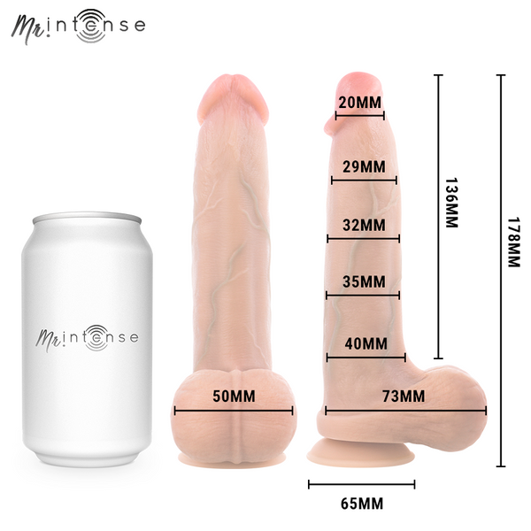 Mr. bruce s dildo silicona 17.8 cm ø 4 cm
