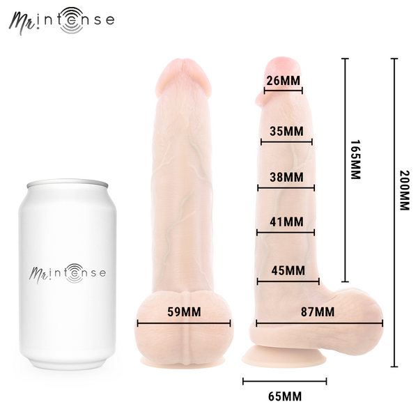 Mr. bruce m dildo silicona 20 cm ø 4.5 cm