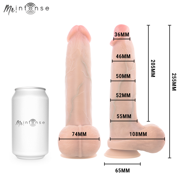 Mr. bruce xl dildo silicona 25.5 cm ø 5.5 cm